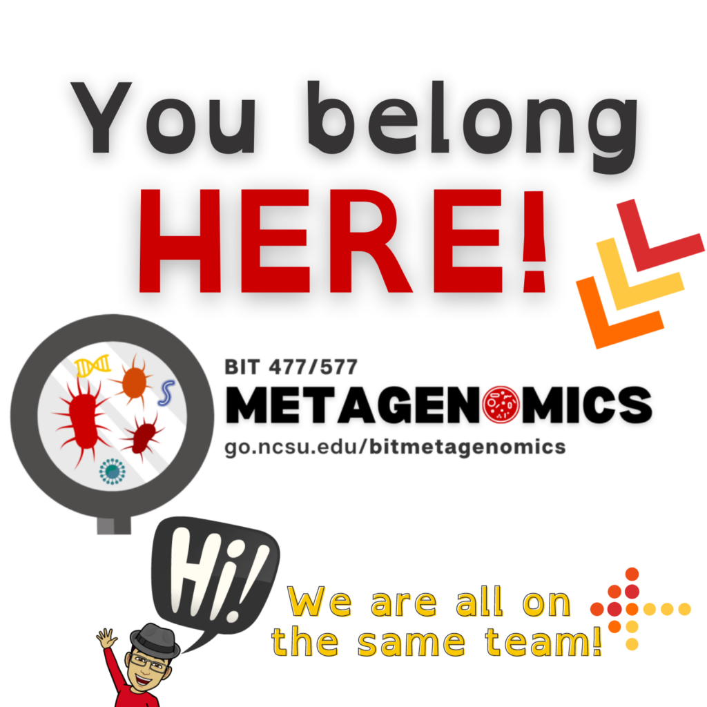 Welcome to BIT Metagenomics! You belong here!